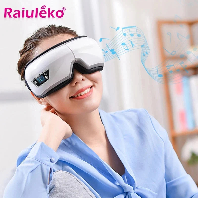Bluetooth Eye Massager with Air Compression &amp; Music – 4 Modes