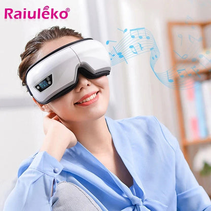 Bluetooth Eye Massager with Air Compression &amp; Music – 4 Modes