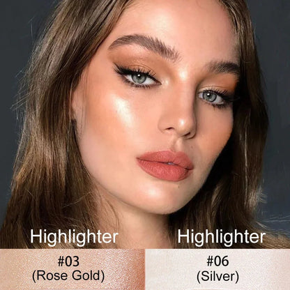 Highlighting&amp;Bronzer Stick Face Brightening Blusher Rouge Concealer Pen Long Lasting Corrector Nose Shadow Contouring Cosmetics