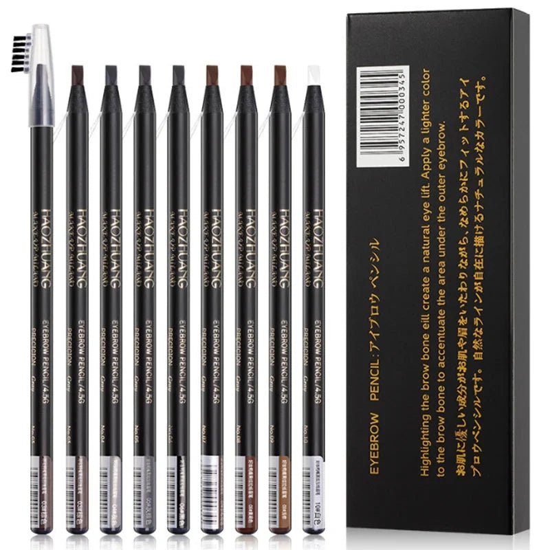 Waterproof Eyebrow Pencil Microblading Pen 6 Colors Long Lasting