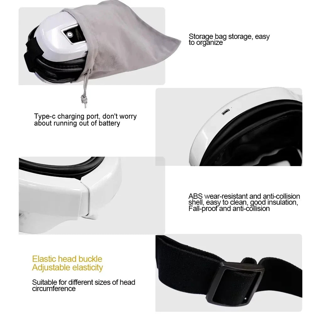 Bluetooth Eye Massager with Air Compression &amp; Music – 4 Modes – view 5