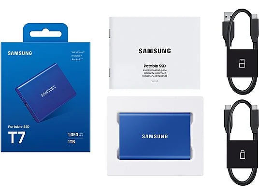Samsung Portable SSD T7 1TB / 2TB / 4TB External SSD – view 3