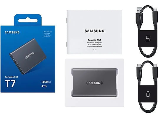 Samsung Portable SSD T7 1TB / 2TB / 4TB External SSD – view 2