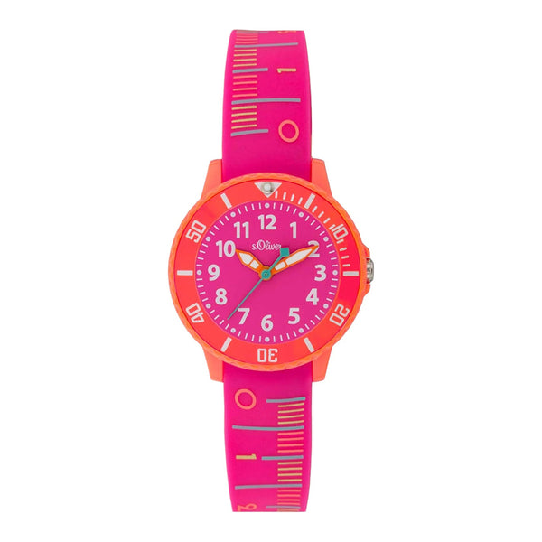 s.Oliver SO-3774-PQ Kinderuhr-0