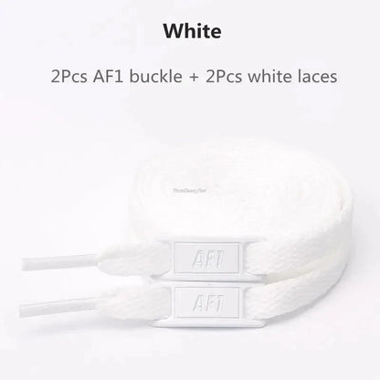 Original AF1 Shoelaces Combination White Flats Laces and Shoe Decoration Suit Sneaker Shoelace Air Force One Shoes Accessories