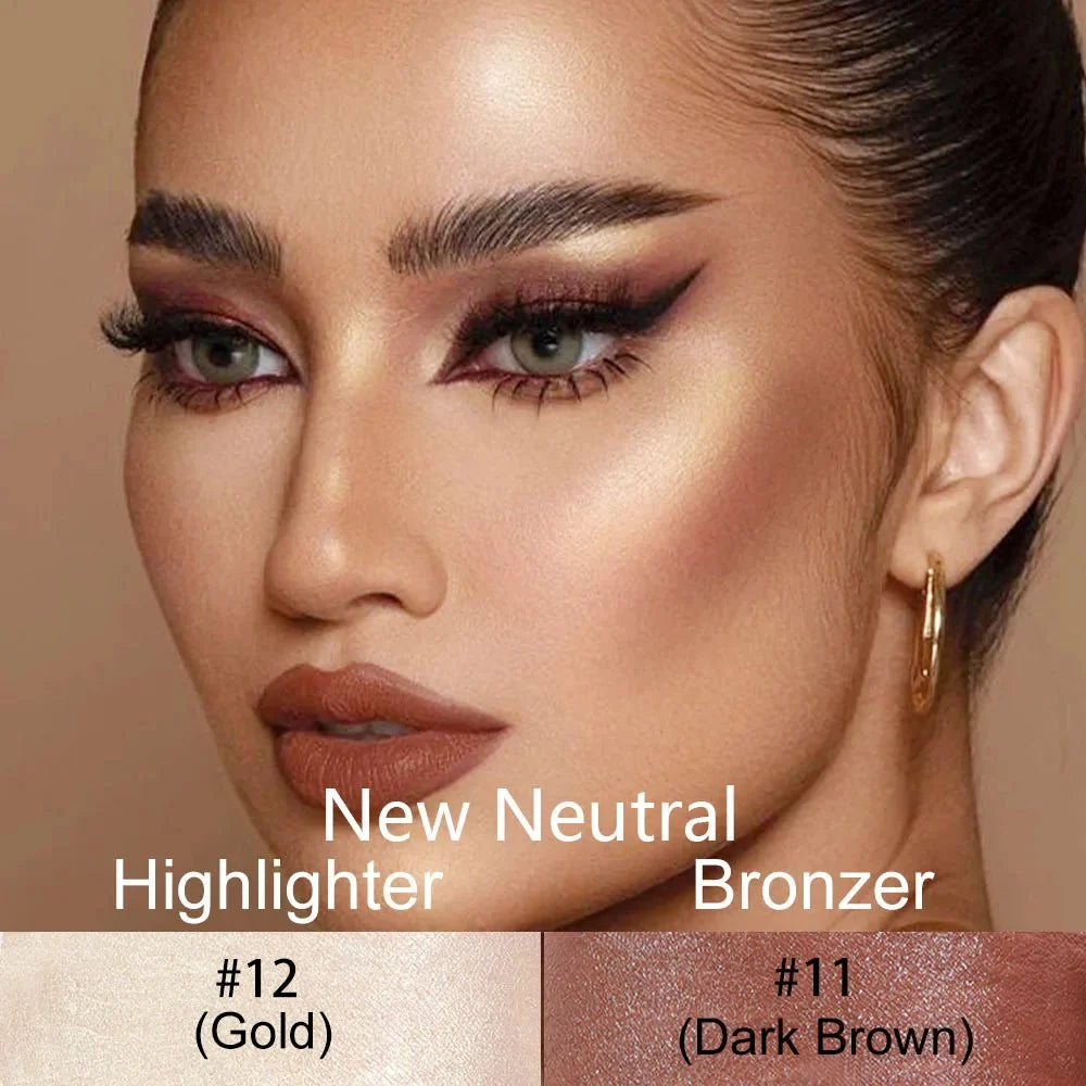 Highlighting&amp;Bronzer Stick Face Brightening Blusher Rouge Concealer Pen Long Lasting Corrector Nose Shadow Contouring Cosmetics