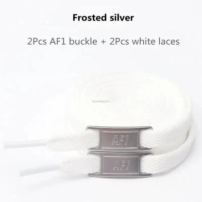 Original AF1 Shoelaces Combination White Flats Laces and Shoe Decoration Suit Sneaker Shoelace Air Force One Shoes Accessories