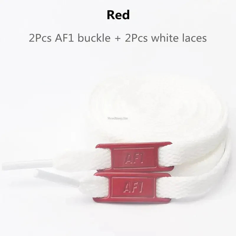Original AF1 Shoelaces Combination White Flats Laces and Shoe Decoration Suit Sneaker Shoelace Air Force One Shoes Accessories