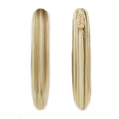 Synthetic Ponytail Hair Extension Blonde