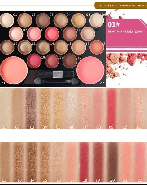 The Novo Eyeshadow &amp; Glitter Palette Set-3