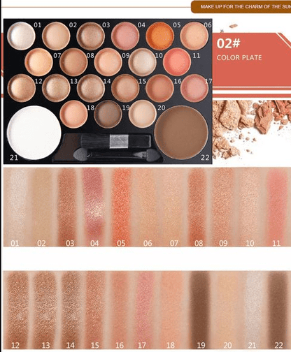 The Novo Eyeshadow &amp; Glitter Palette Set-4
