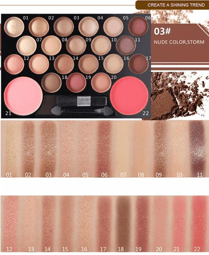 The Novo Eyeshadow &amp; Glitter Palette Set-5