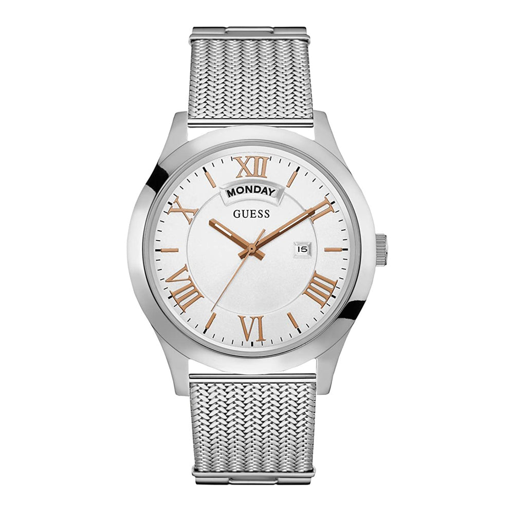 GUESS Metropolitan W0923G1 Herrenuhr Silber 44mm
