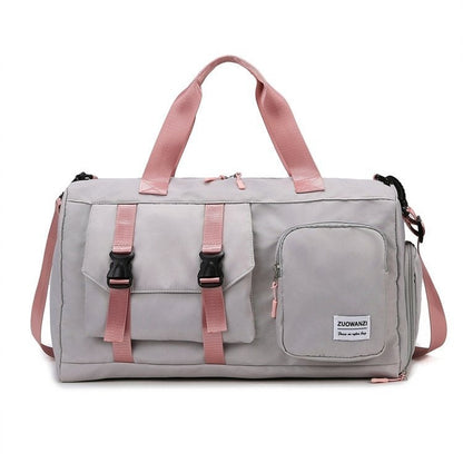Colorful Pearlescent Yoga Fitness Bag With Dry-wet Separation