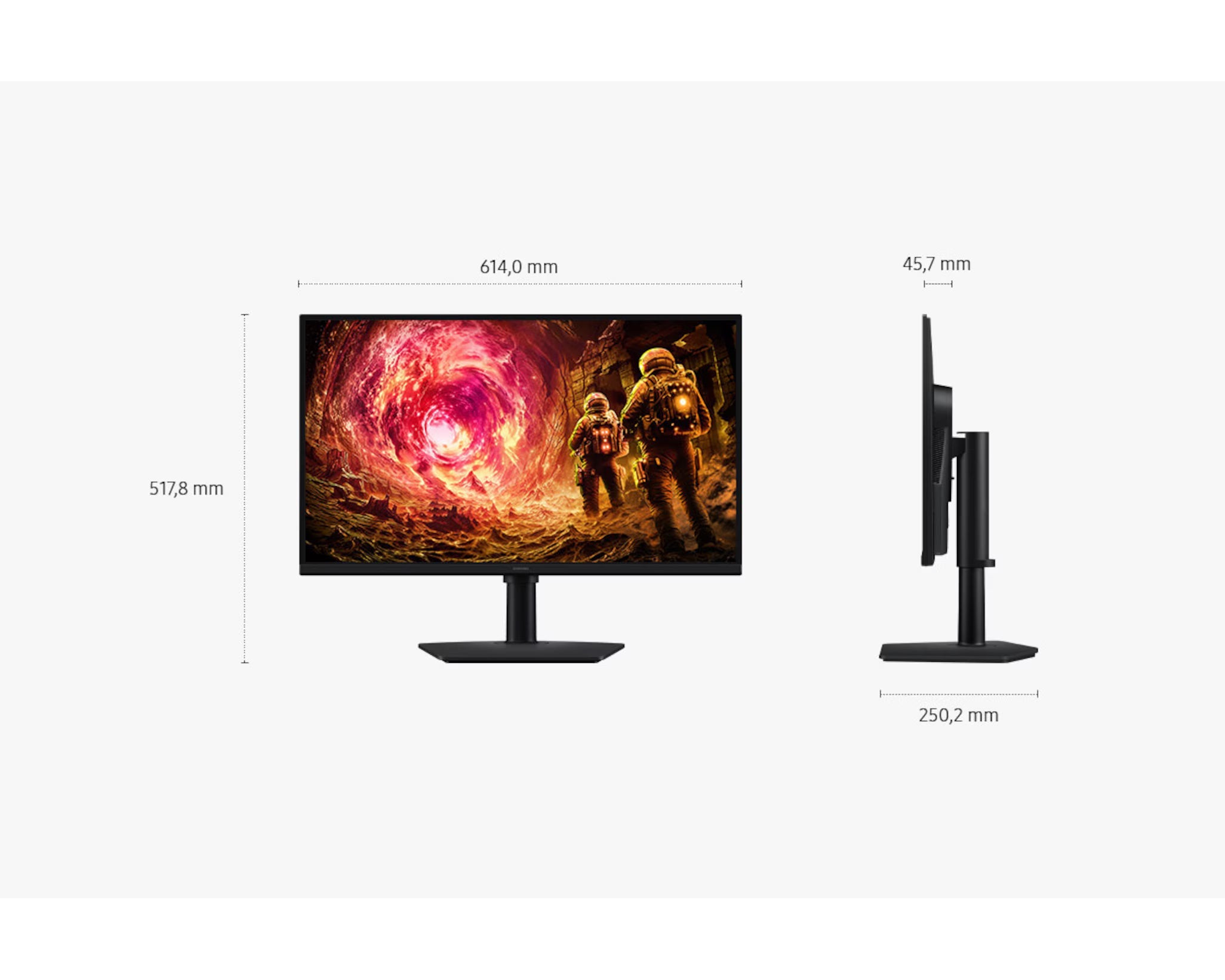 Samsung Odyssey G5 G50F 27" QHD 180Hz Gaming Monitor – view 4