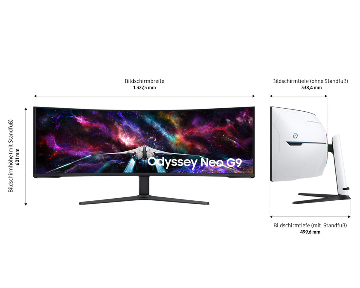 Samsung Odyssey Neo G9 G95NC 57" Dual UHD 240Hz Gaming Monitor – view 3
