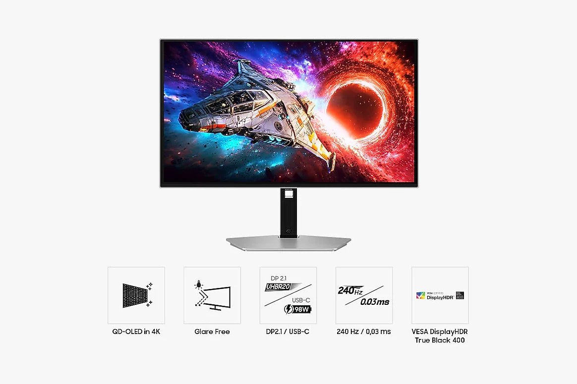 Samsung Odyssey OLED G8 G80SH 27" 4K 240Hz Gaming Monitor – view 3