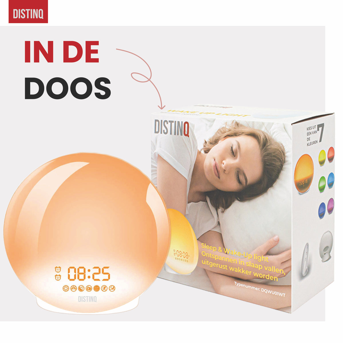 DistinQ Wake-Up Light White