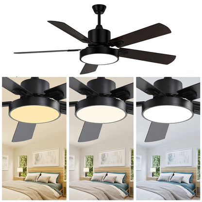 Ceiling Fan with Light, Remote &amp; Reversible Motor – view 2