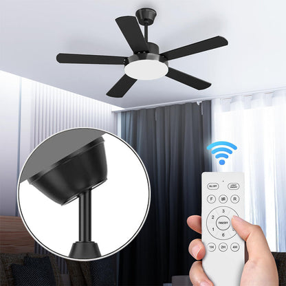 Ceiling Fan with Light, Remote &amp; Reversible Motor – view 4