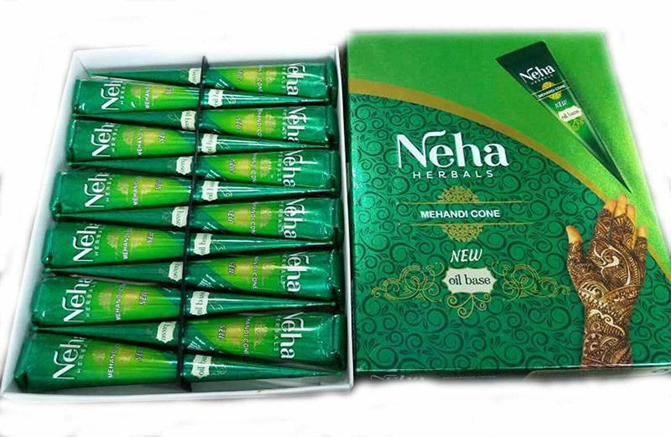 12X Neha mehndi cones