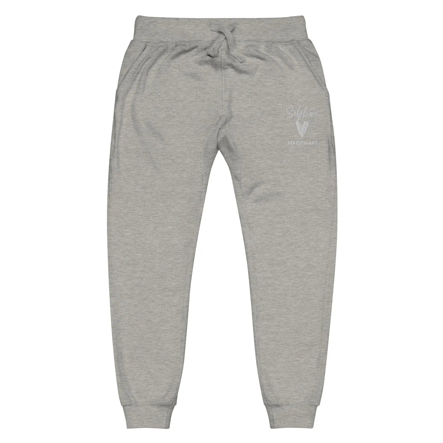 Self Love Unisex fleece sweatpants with Embroidery fashion sweatpants
