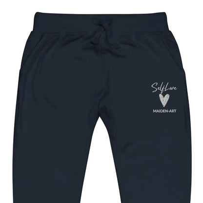 Self Love Unisex fleece sweatpants with Embroidery fashion sweatpants